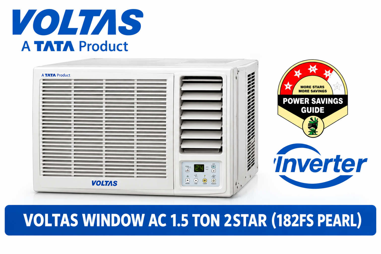 VOLTAS WINDOW AC 1.5 TON 2STAR