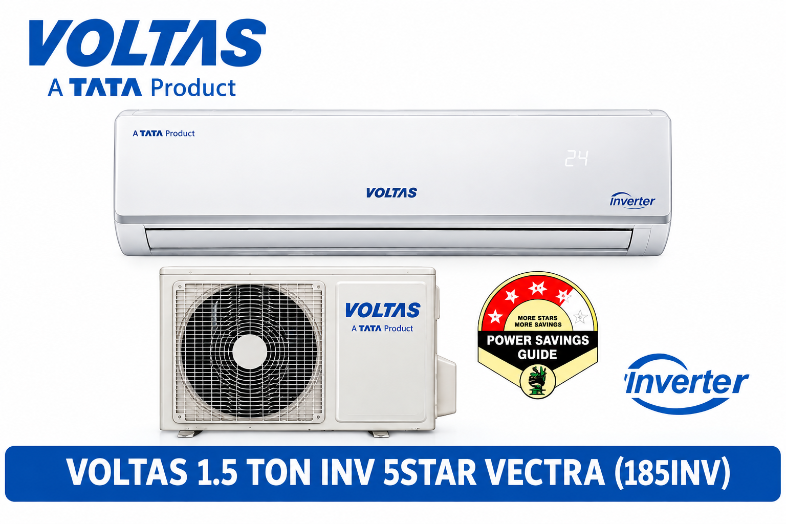 VOLTAS 1.5 TON INV 5STAR