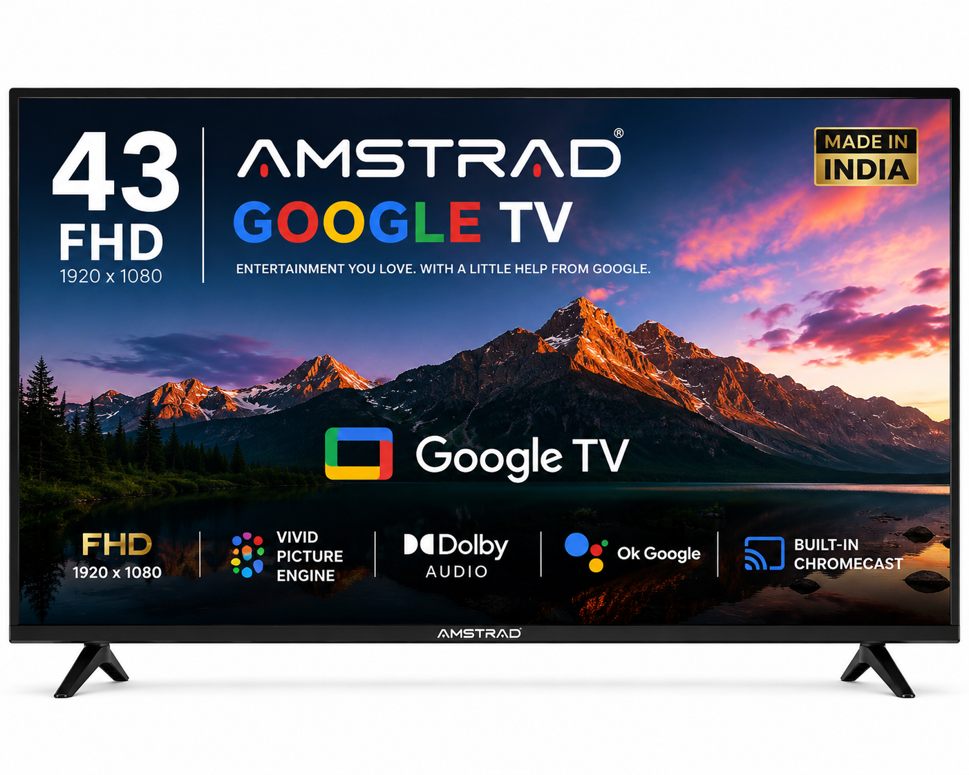 AMSTRAD 43 INCH AOSP FHD TV